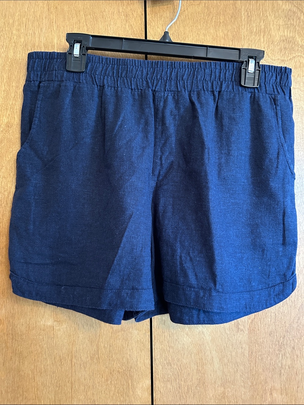 Maurices Women's Elastic-Waist Navy Shorts